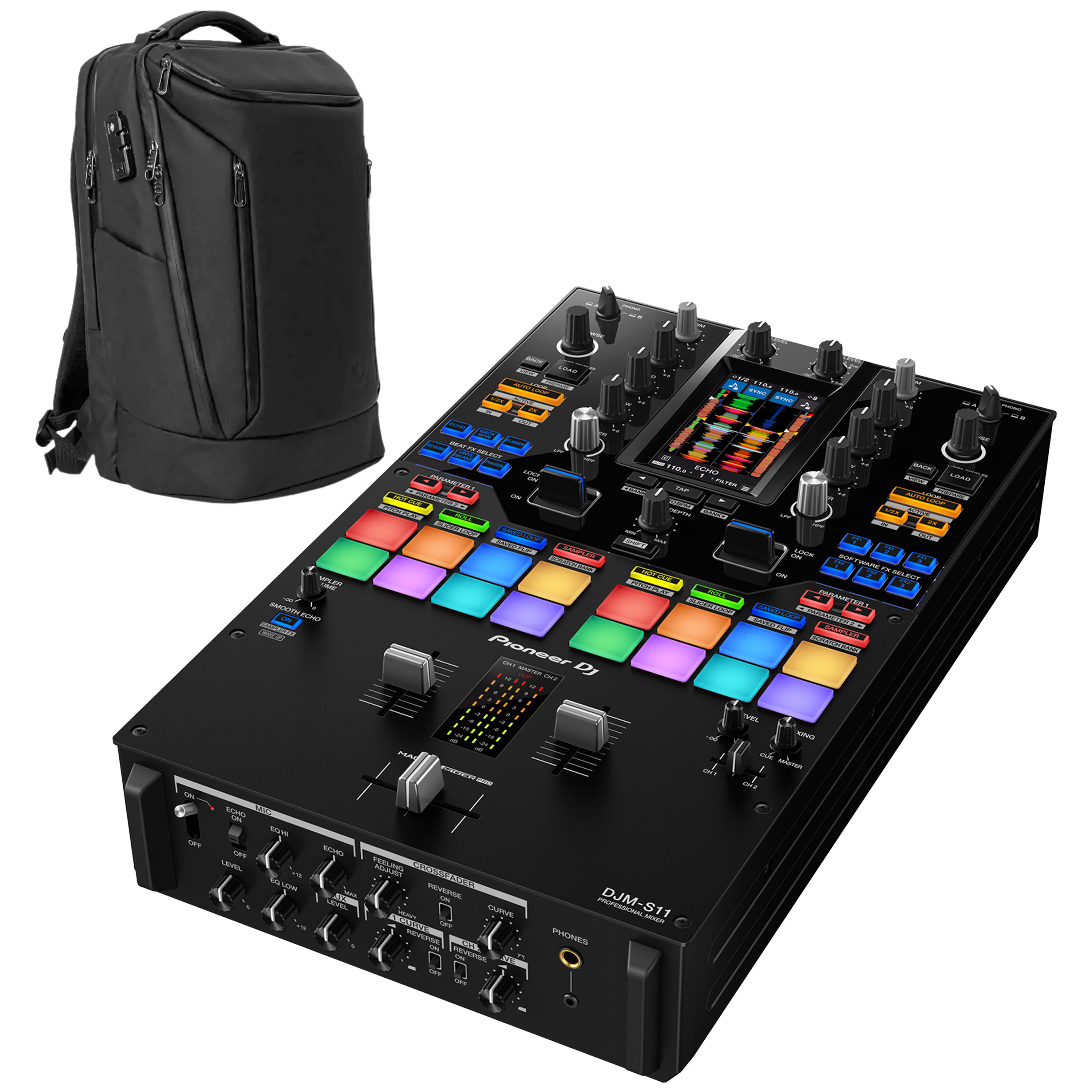 Pioneer DJ Pack DJM-S11 + sac Urban Backpack MK2