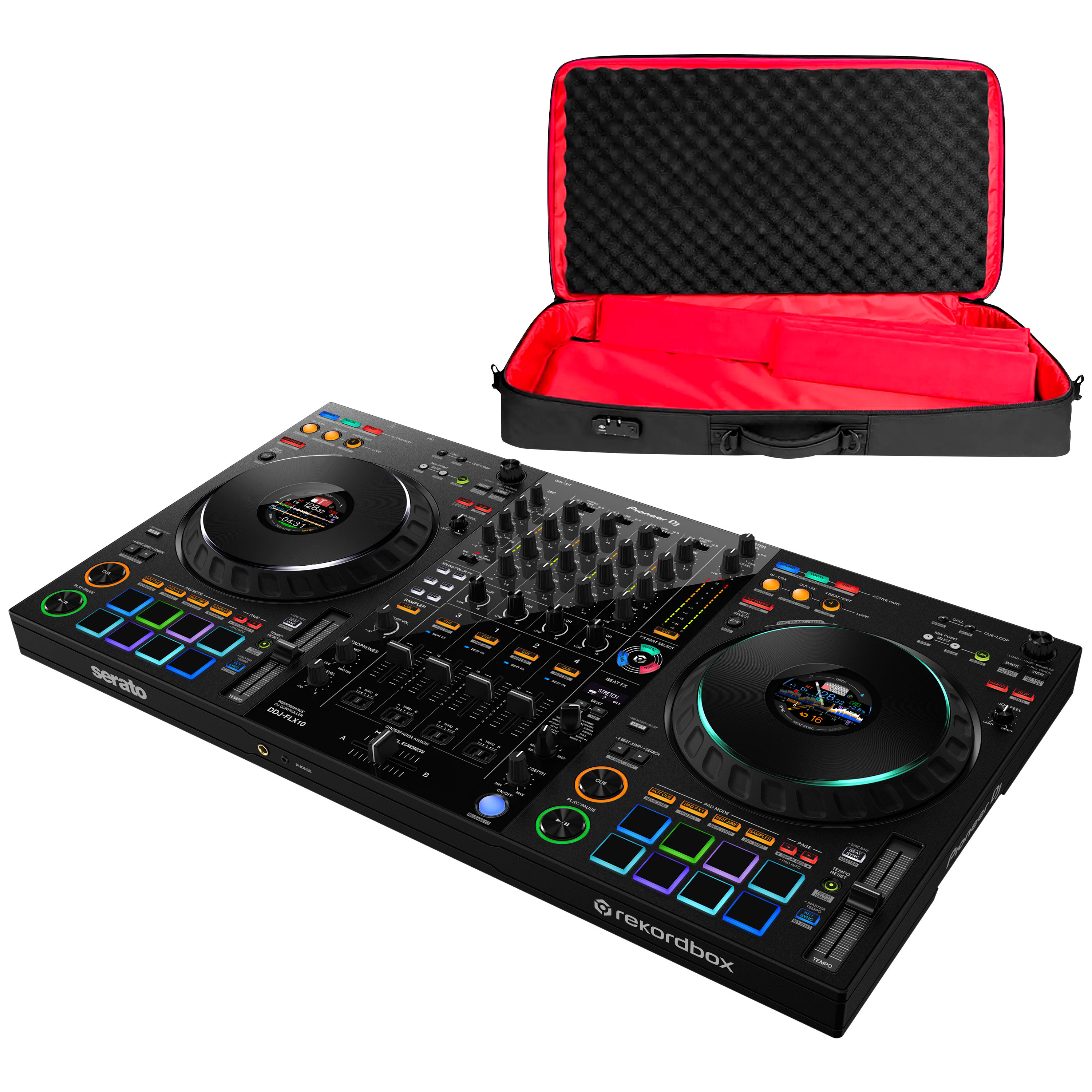 Pioneer DJ Pack DDJ-FLX10 + étui Comfort XL MK2