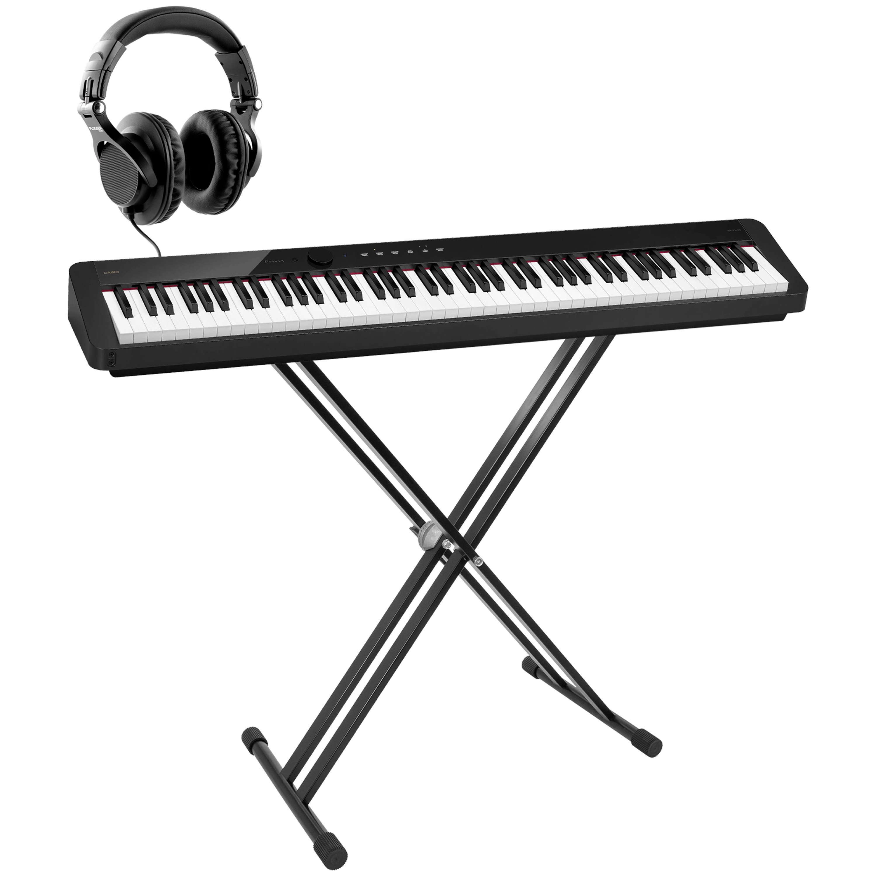 Casio Pack PX-S1100 BK Privia Black + casque + stand