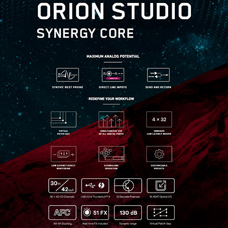 Pack Orion Studio + SRC + Edge 360 Antelope Audio