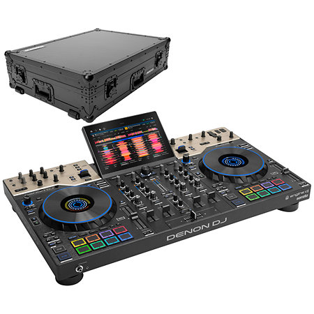 Pack Prime 4 G2 + DJ-Controller Case Prime Black Denon DJ