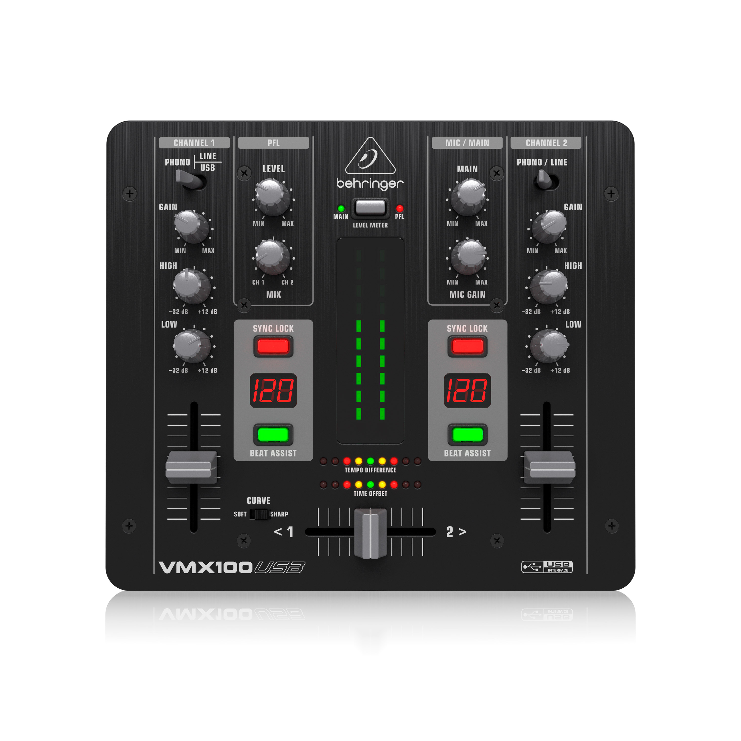 Behringer VMX100 USB - Table de Mixage DJ Univers Sons