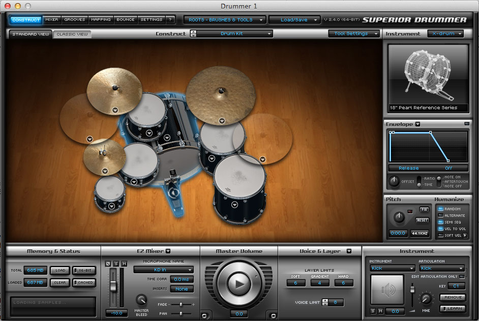 how to open superior drummer 2.0 in reaper