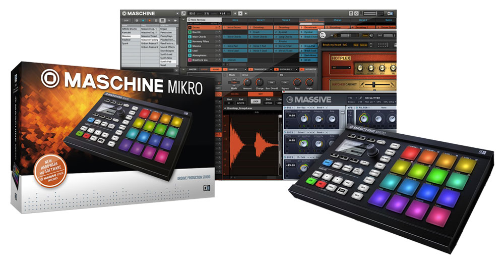 Maschine Mikro MK2 Contrôleur Remix et Production Native Instruments
