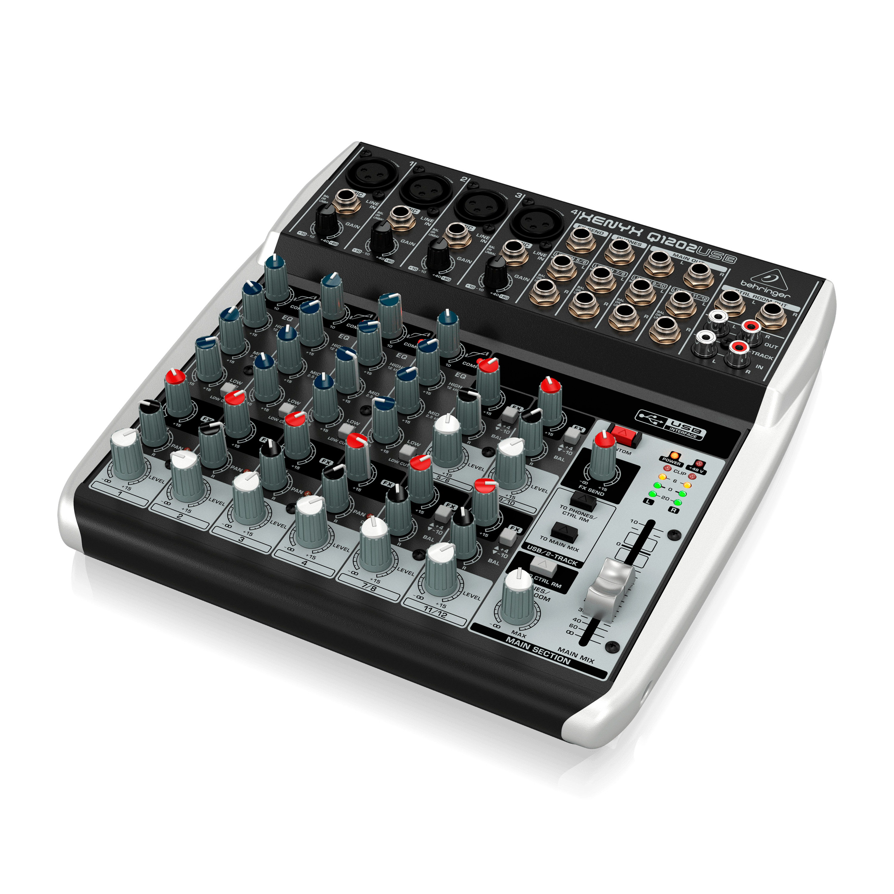 Behringer XENYX Q1202USB Console de Mixage Analogique Univers Sons