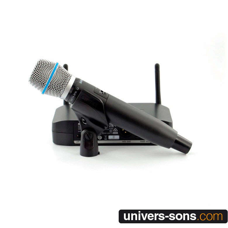 shure beta 87a sans fil