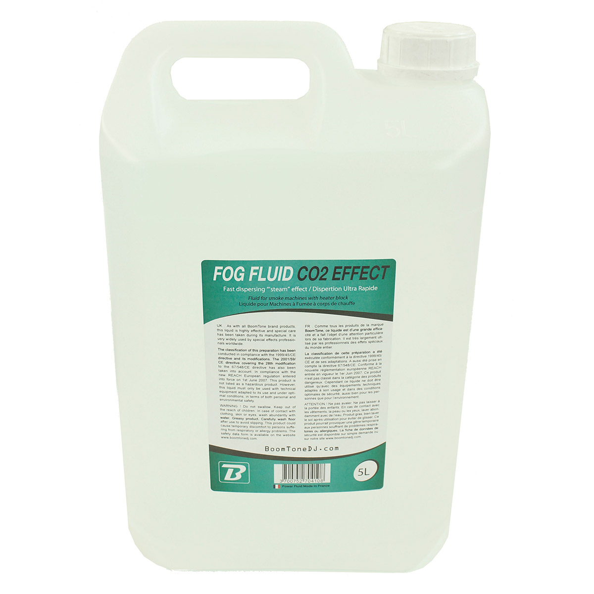 Fog Fluid CO2 Effect 5L Liquides Pour Machines BoomTone DJ Univers Sons