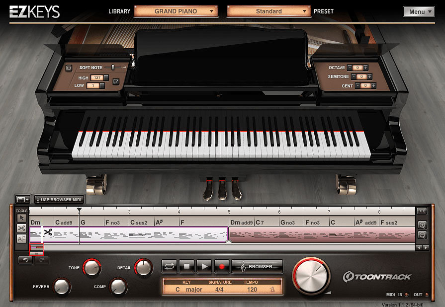 Toontrack Grand Piano EKX