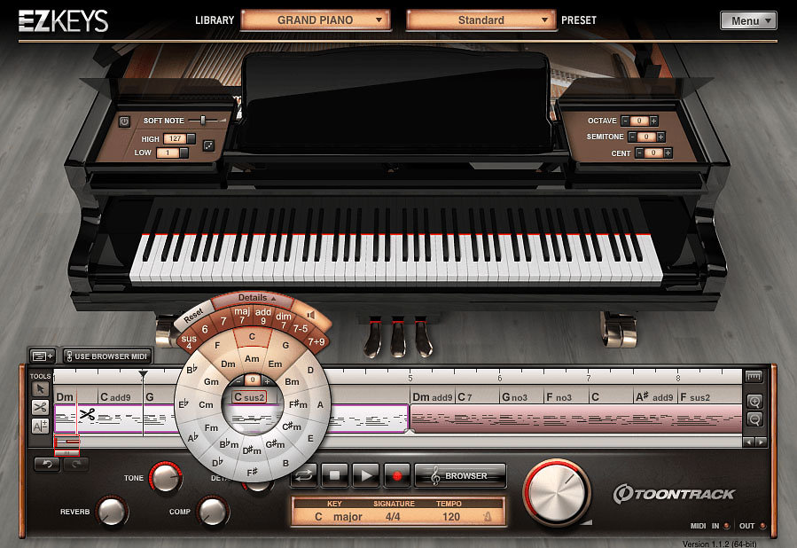 Grand Piano EKX Toontrack
