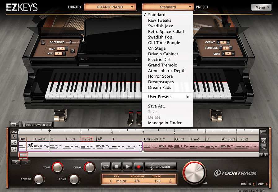 Grand Piano EKX Toontrack