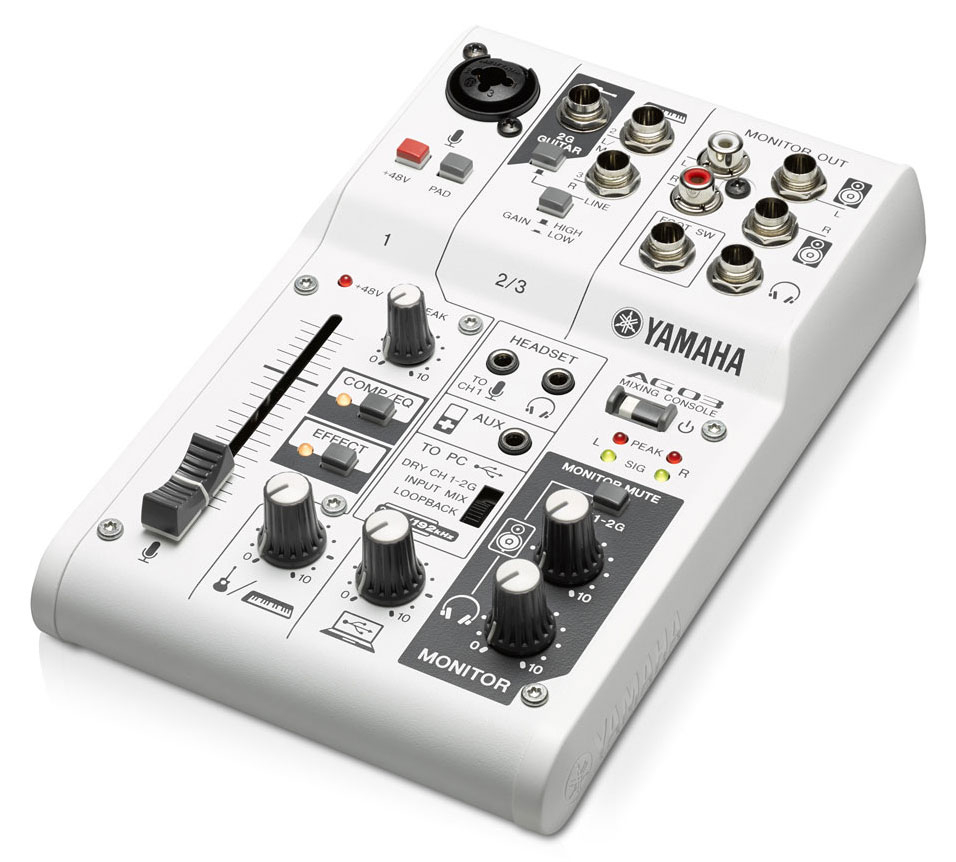 AG03 : Console de Mixage Analogique Yamaha - Univers Sons