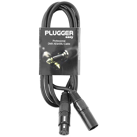 Câble DMX XLR Femelle 3b - XLR Mâle 3b 1m50 Easy Plugger