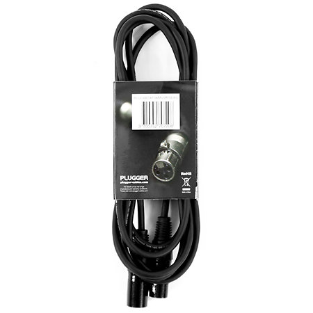 Câble DMX XLR femelle 3b - XLR mâle 3b 3m Easy Plugger