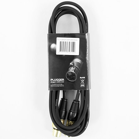 Câble XLR femelle 3b - XLR mâle 3b 3m Easy Plugger