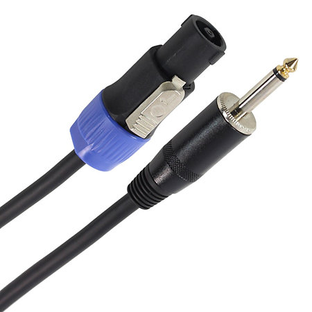 Câble HP 2 x 1.5mm² Jack Mâle - Speakon Mâle 10m Easy : Câble HP Plugger -  Univers Sons