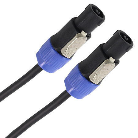 Câble HP 2 x 1.5mm² Speakon Mâle - Speakon Mâle 15m Easy Plugger