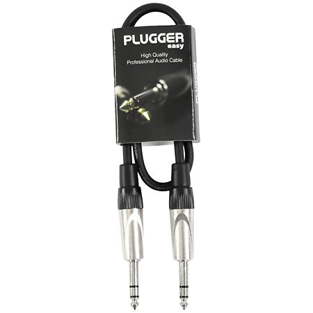 Câble Jack Mâle Stéréo - Jack Mâle Stéréo 0.60m Easy Plugger