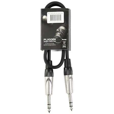 Câble Jack Mâle Stéréo - Jack Mâle Stéréo 0.60m Easy Plugger
