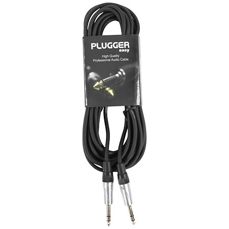 Câble Jack Mâle Stéréo - Jack Mâle Stéréo 6m Easy Plugger