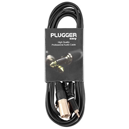 Câble Bretelle XLR Mâle 3b - RCA Mâle 3m Easy Plugger