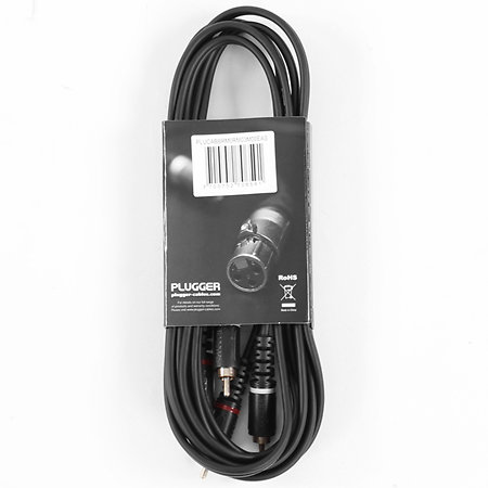 Câble Bretelle RCA Mâle - RCA Mâle 3m Easy Plugger