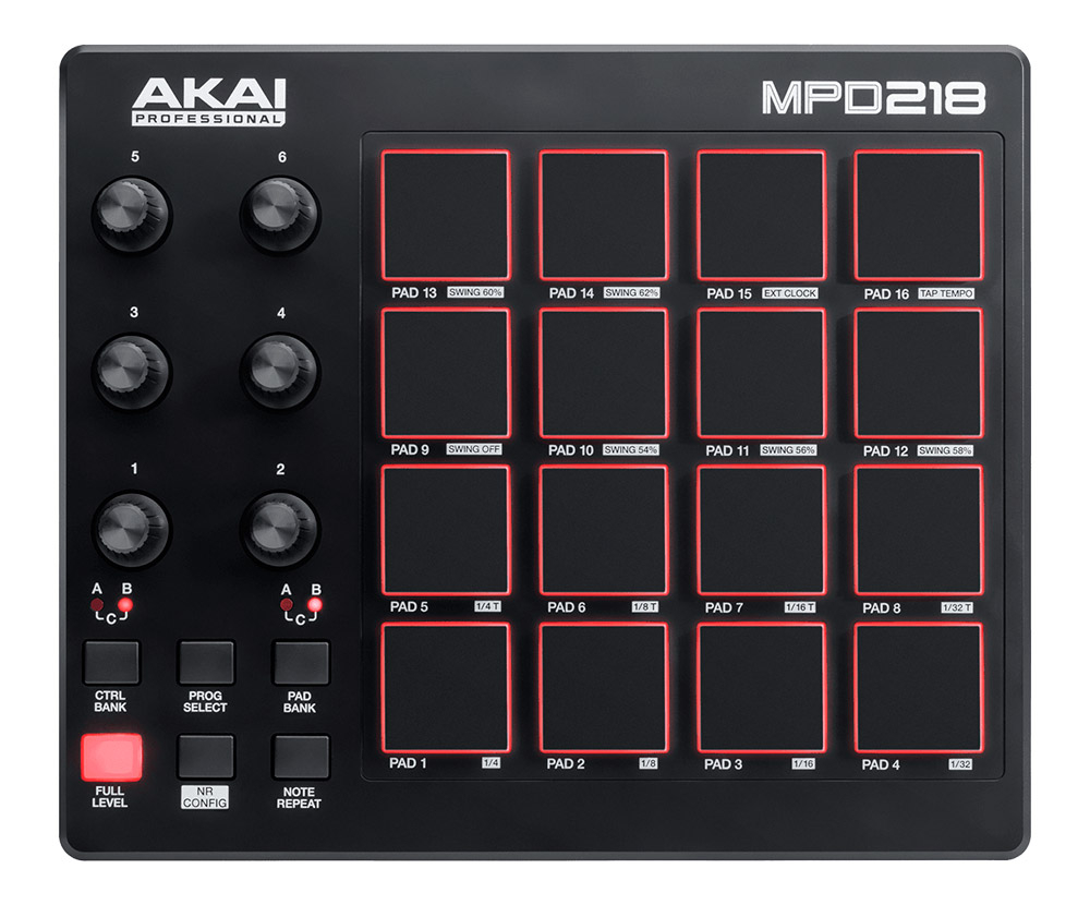 Akai mpd218 как подключить к fl studio