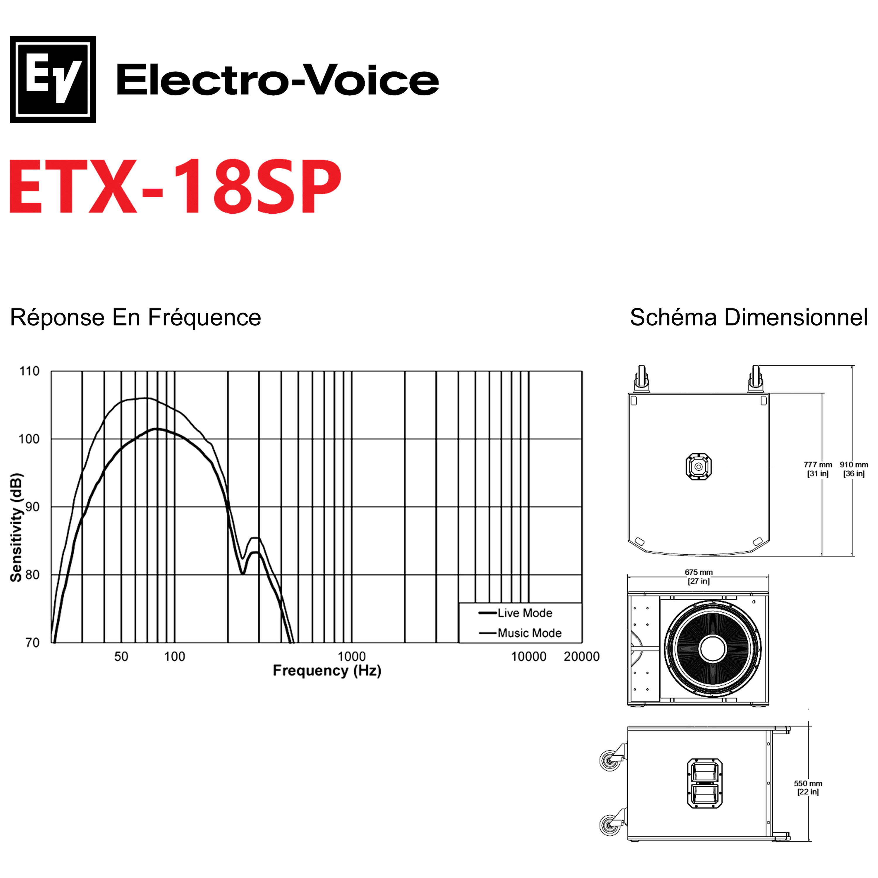 Electro-Voice ETX-18SP