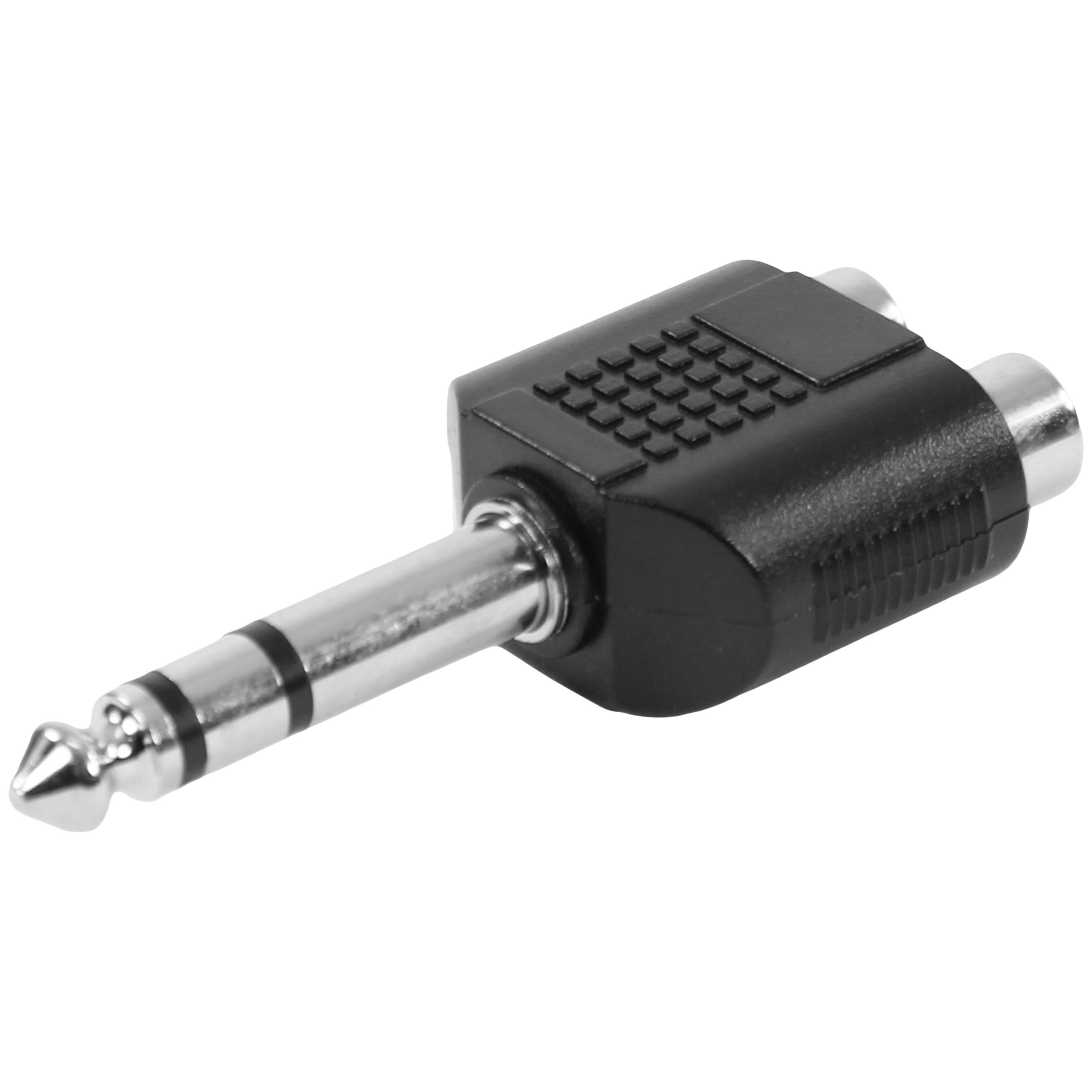 Plugger Adaptateur RCA Femelle Stéréo - Jack Mâle Stéréo Easy