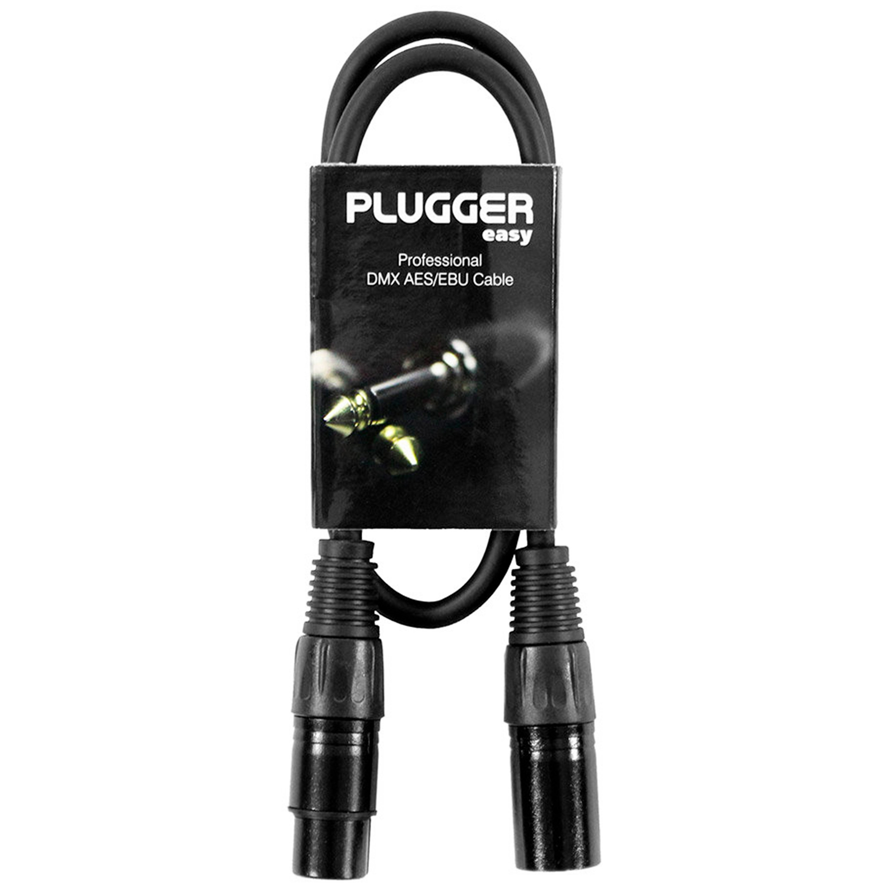 Plugger Câble DMX XLR Femelle 3b - XLR Mâle 3b 0m60 Easy