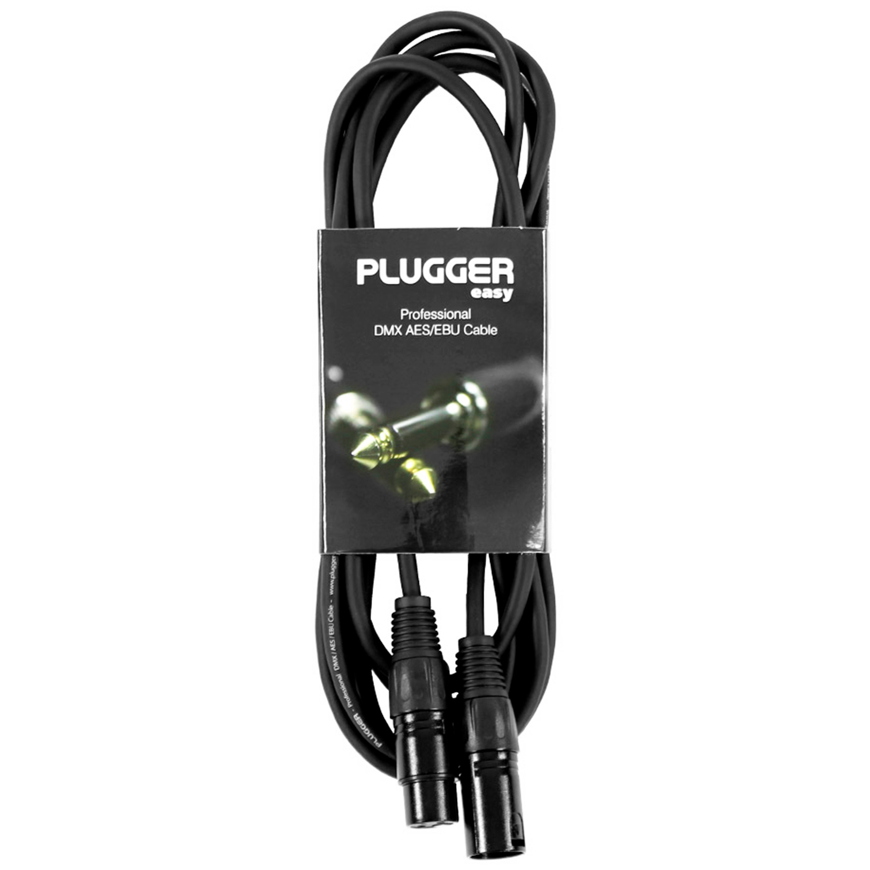 Plugger Câble DMX XLR femelle 3b - XLR mâle 3b 3m Easy