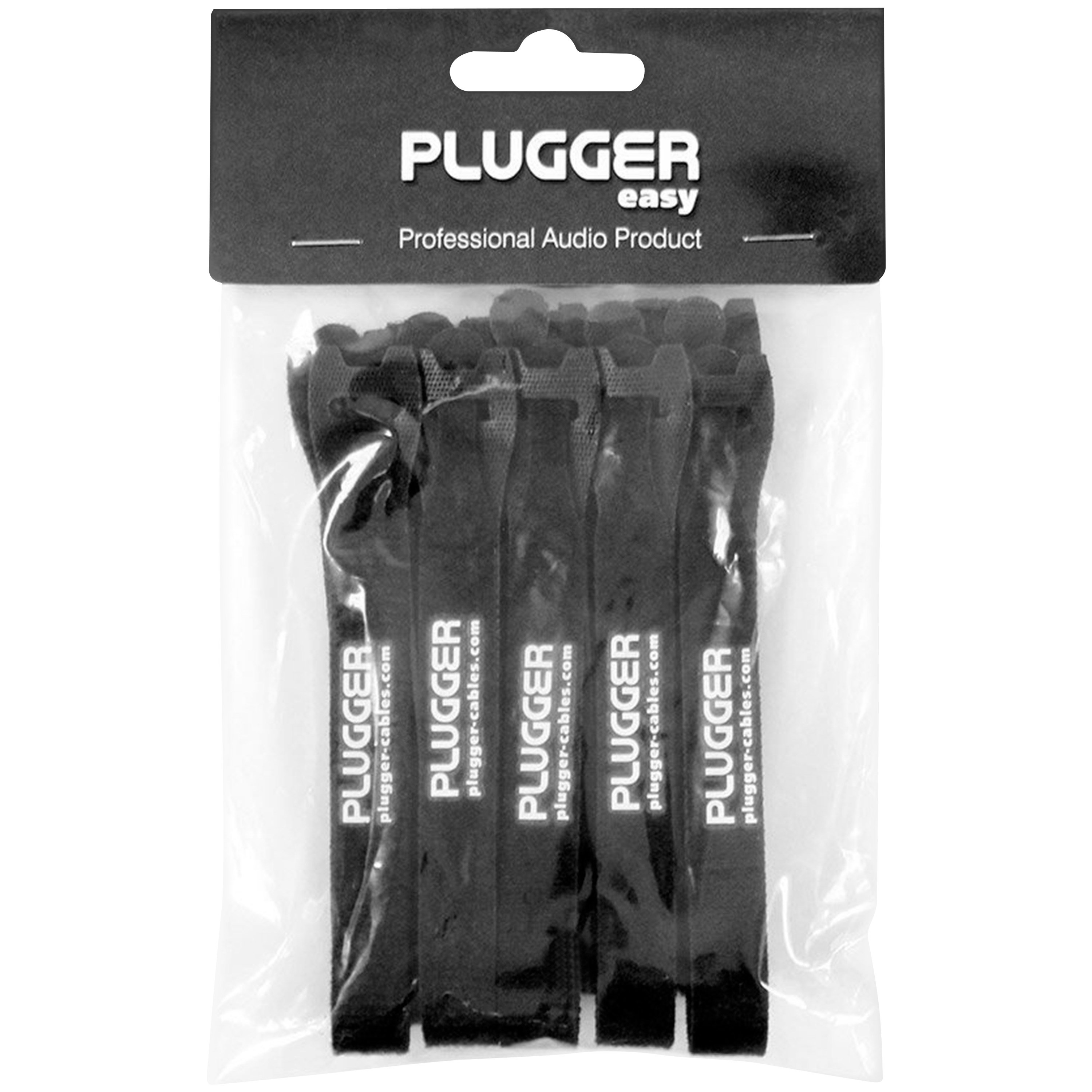 Plugger Attaches câbles Noir Pack de 10