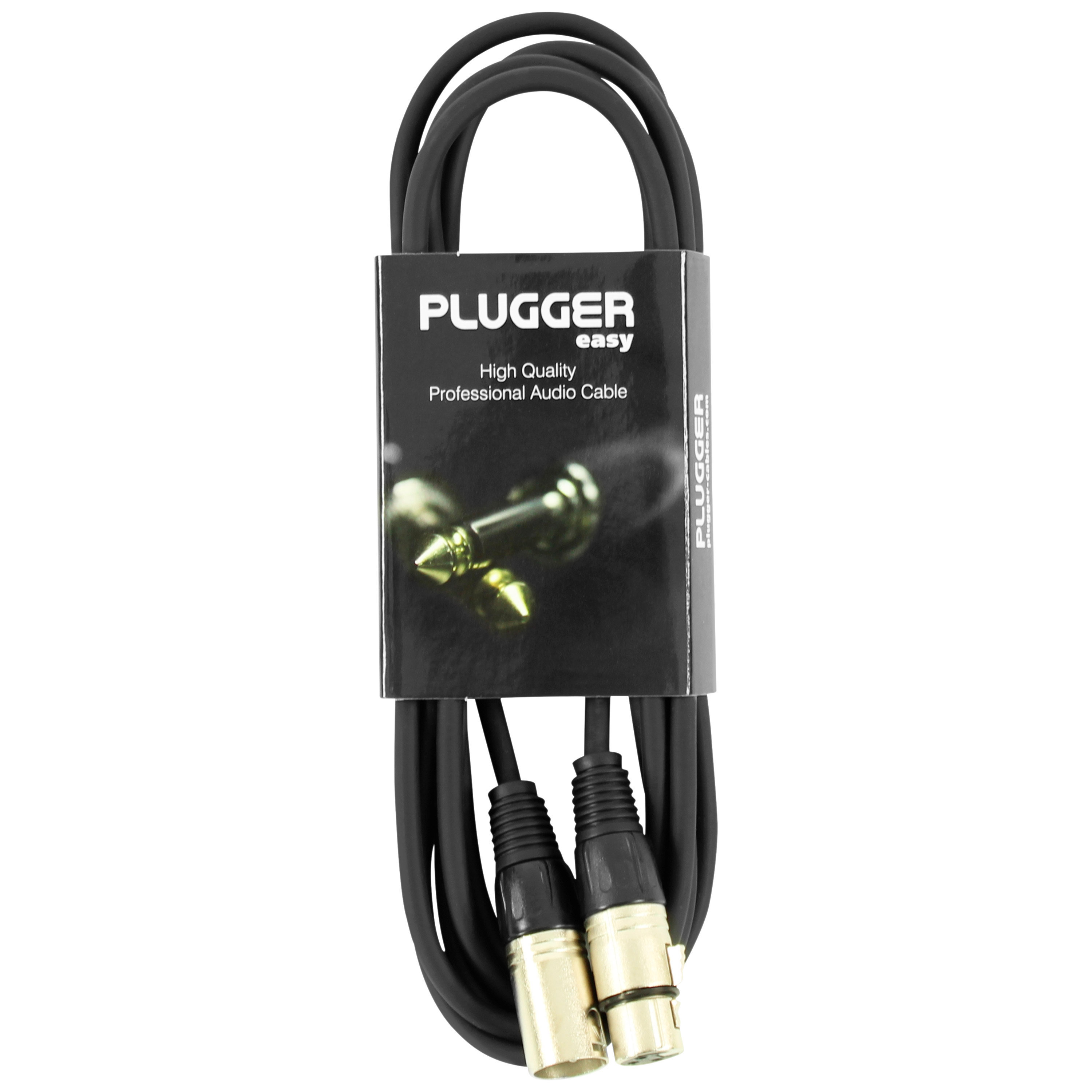 Plugger Câble XLR femelle 3b - XLR mâle 3b 3m Easy