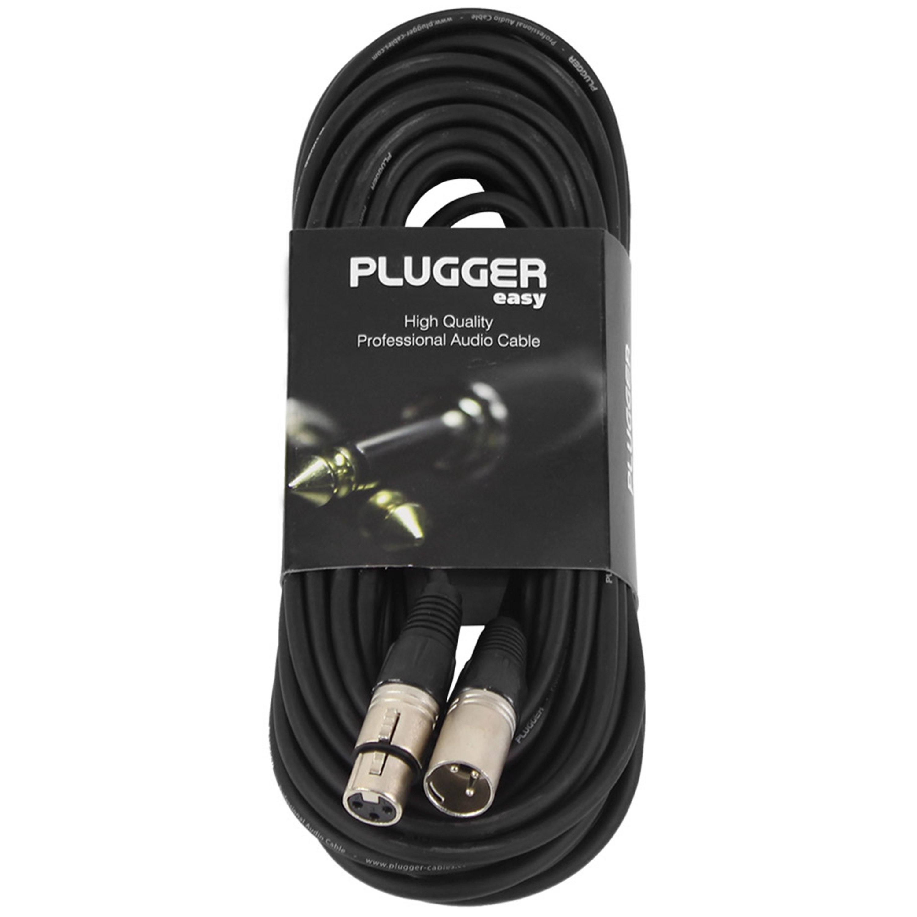 Plugger Câble XLR femelle 3b - XLR mâle 3b 15m Easy