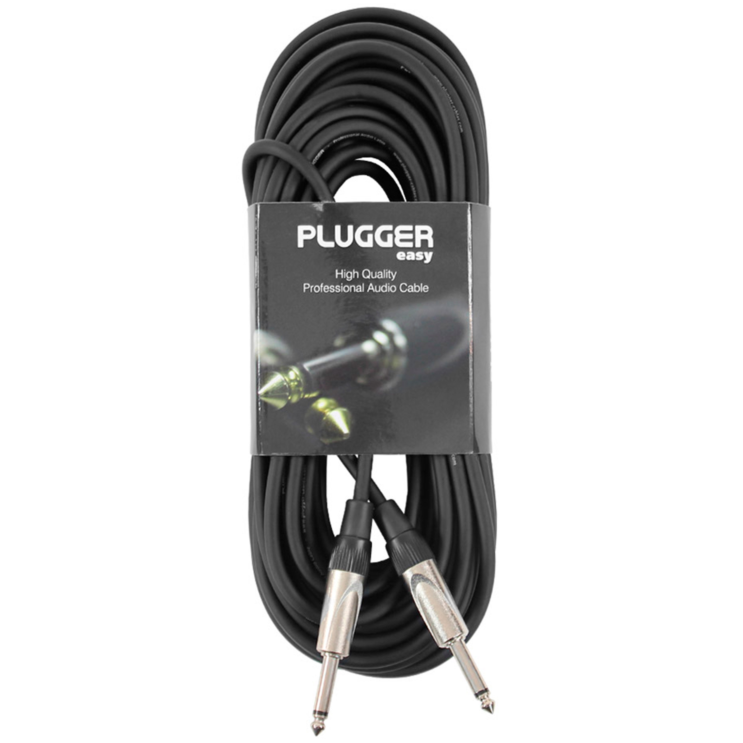 Plugger Câble Jack Mâle Mono - Jack Mâle Mono 15m Easy