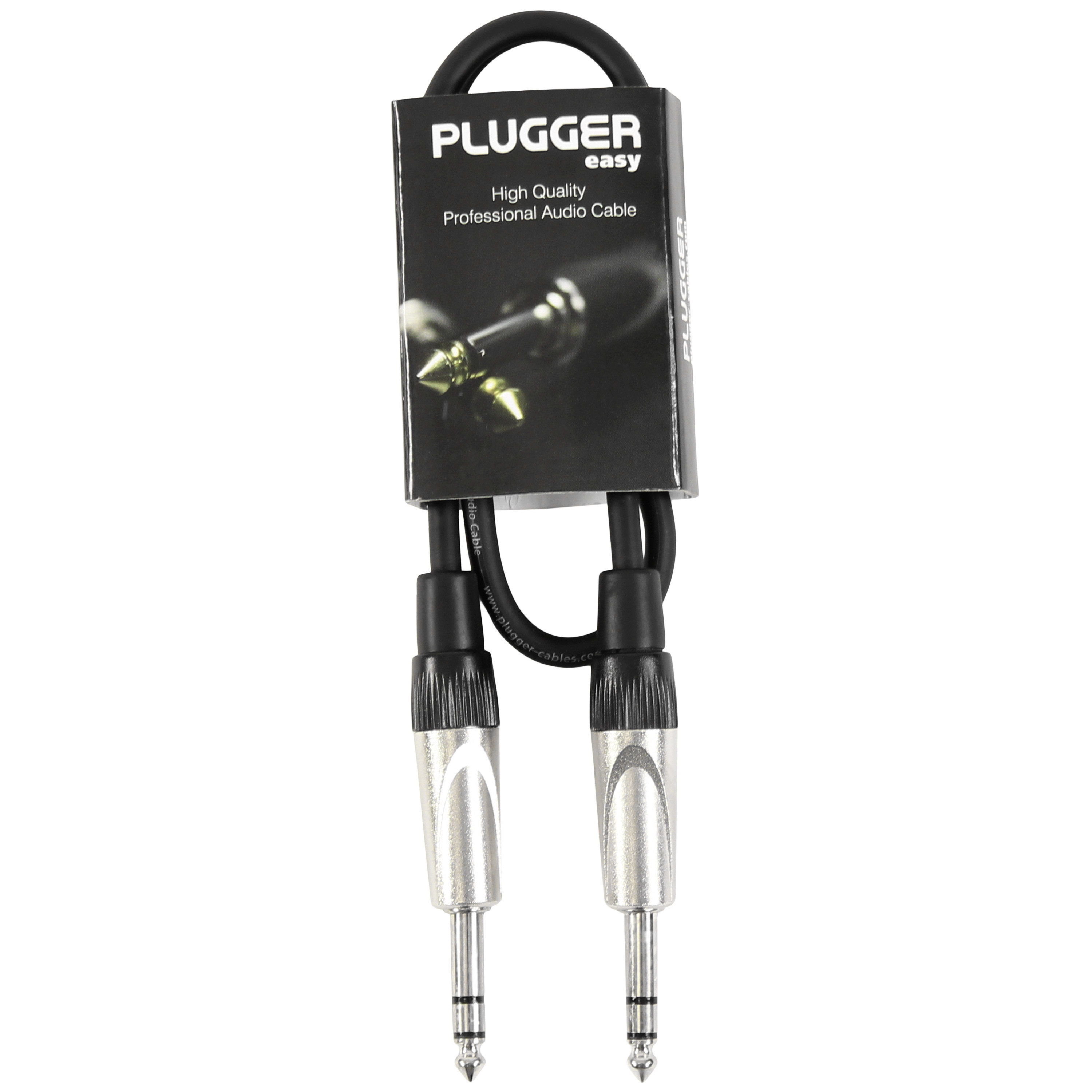 Plugger Câble Jack Mâle Stéréo - Jack Mâle Stéréo 0.60m Easy