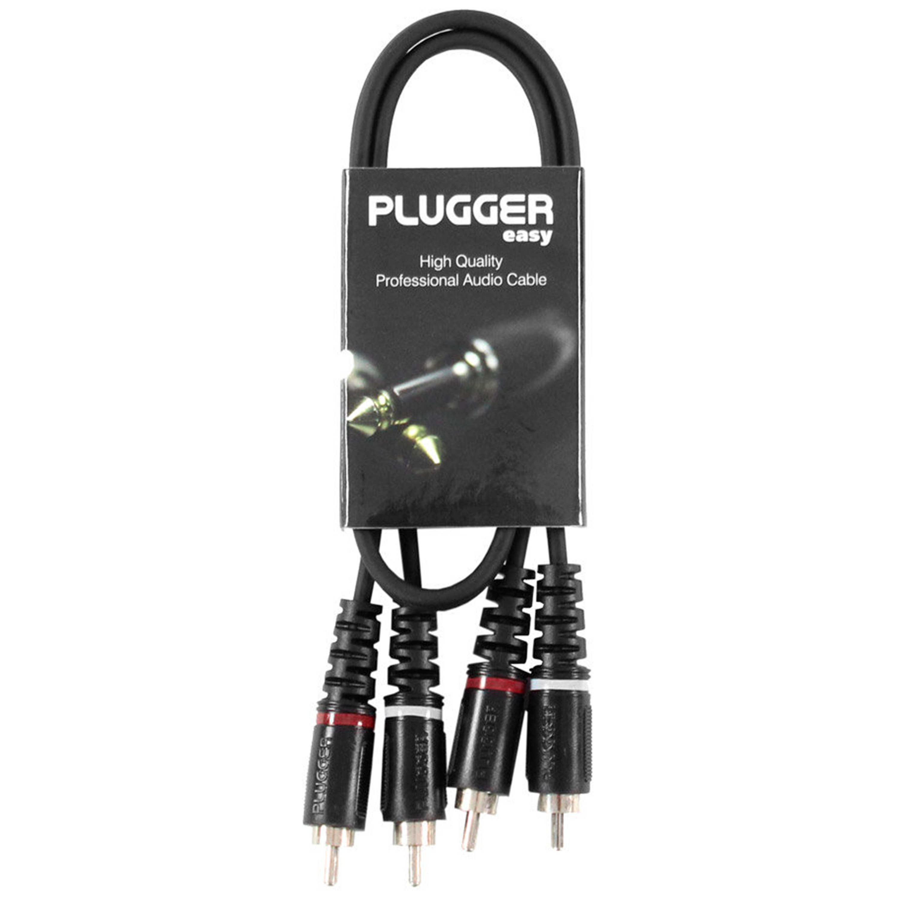 Plugger Câble Bretelle RCA Mâle - RCA Mâle 0.60m Easy