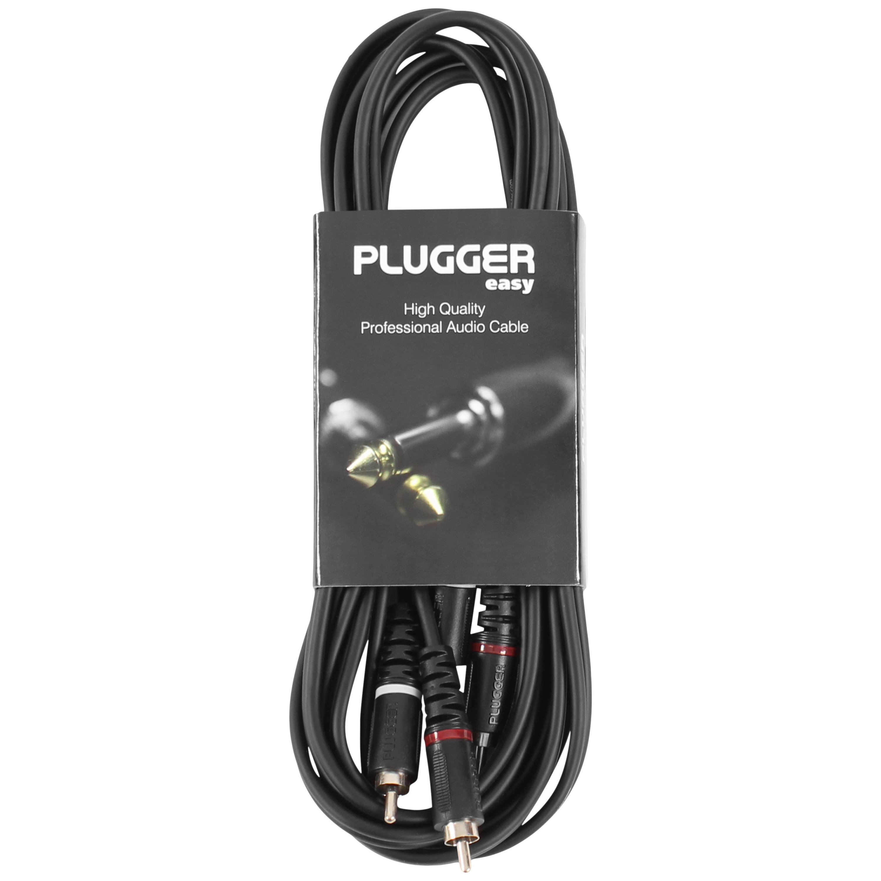 Plugger Câble Bretelle RCA Mâle - RCA Mâle 3m Easy