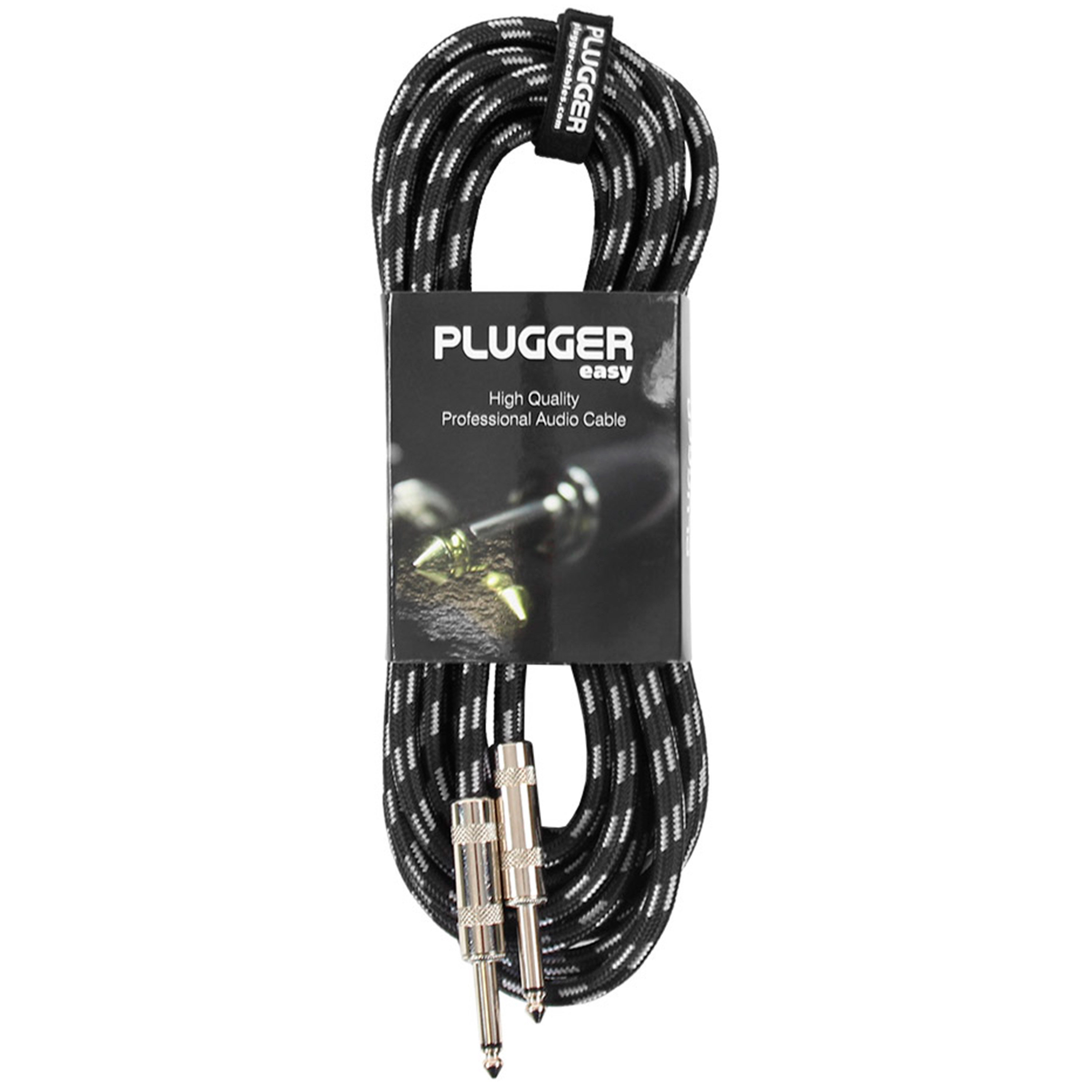Plugger Câble Tweed Jack Mâle Mono - Jack Mâle Mono 6m Easy