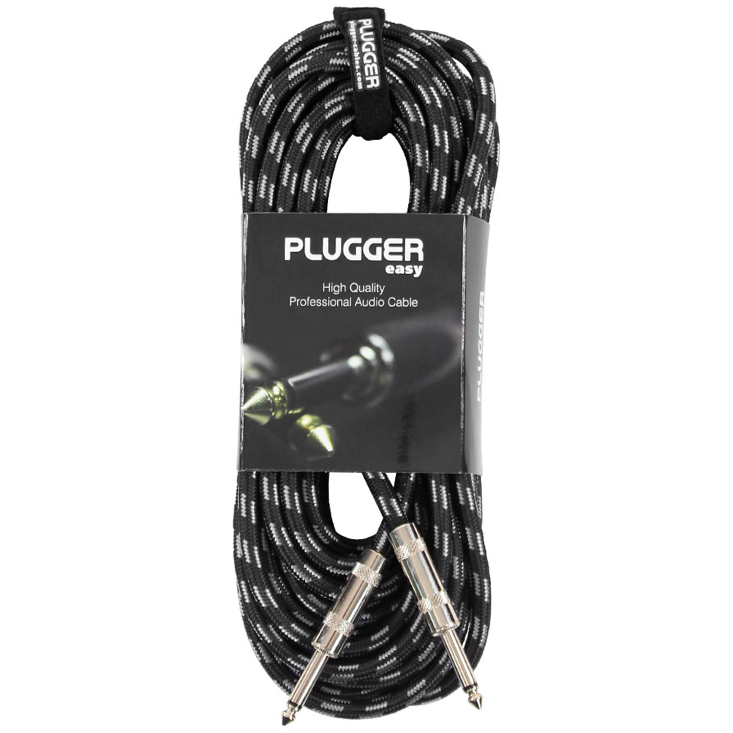 Plugger Câble Tweed Jack Mâle Mono - Jack Mâle Mono 10m Easy