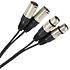 Câble Bretelle XLR Femelle 3b - XLR Mâle 3b 1.50m Easy Plugger