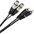 Câble Bretelle XLR Femelle 3b - RCA Mâle 3m Easy Plugger