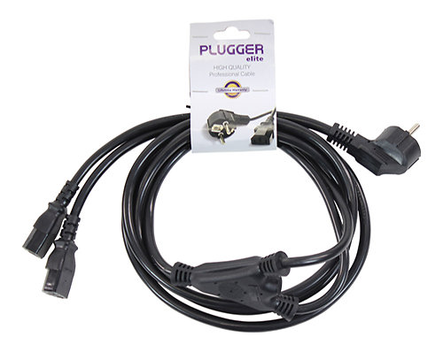 Câble d'alimentation 2 IEC - PC16 norme EU 3m Elite Plugger