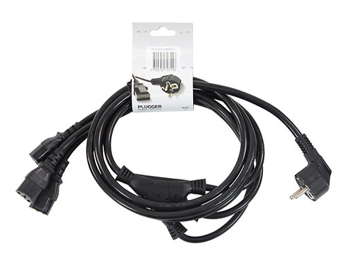 Plugger Câble d'alimentation 3 IEC Femelles - PC16 2m40 Elite