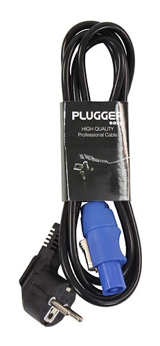 Câble d'alimentation Powercon norme EU 1.8m Easy Plugger