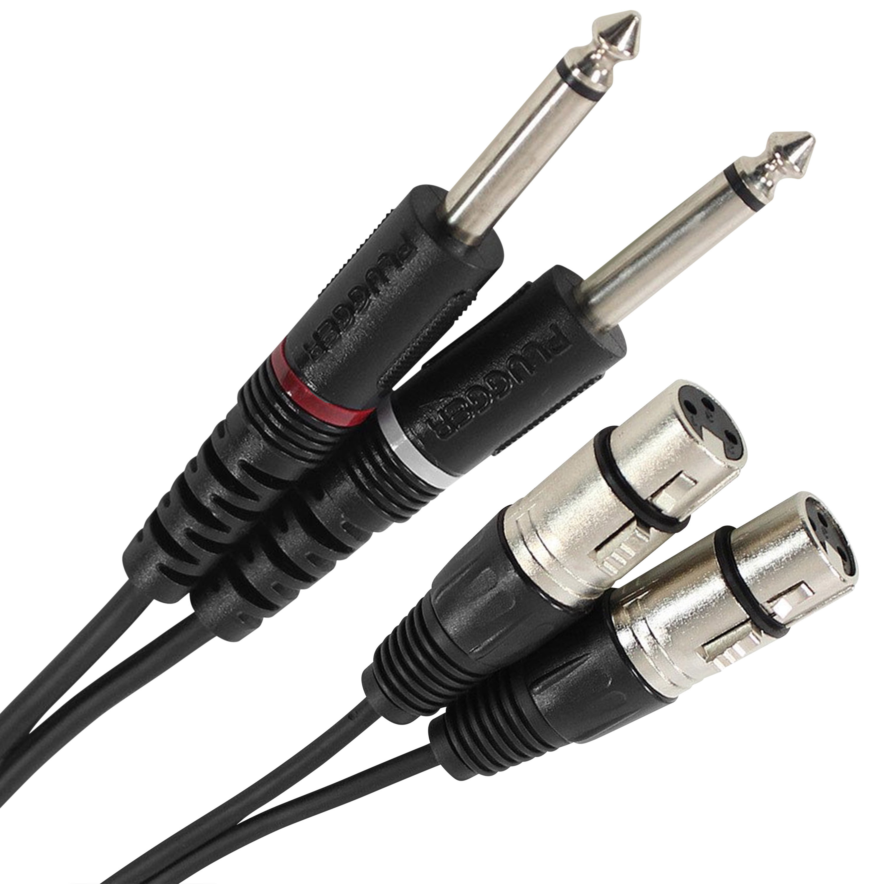 Plugger Câble Bretelle XLR Femelle 3b - Jack Mâle Mono 0.60m Easy