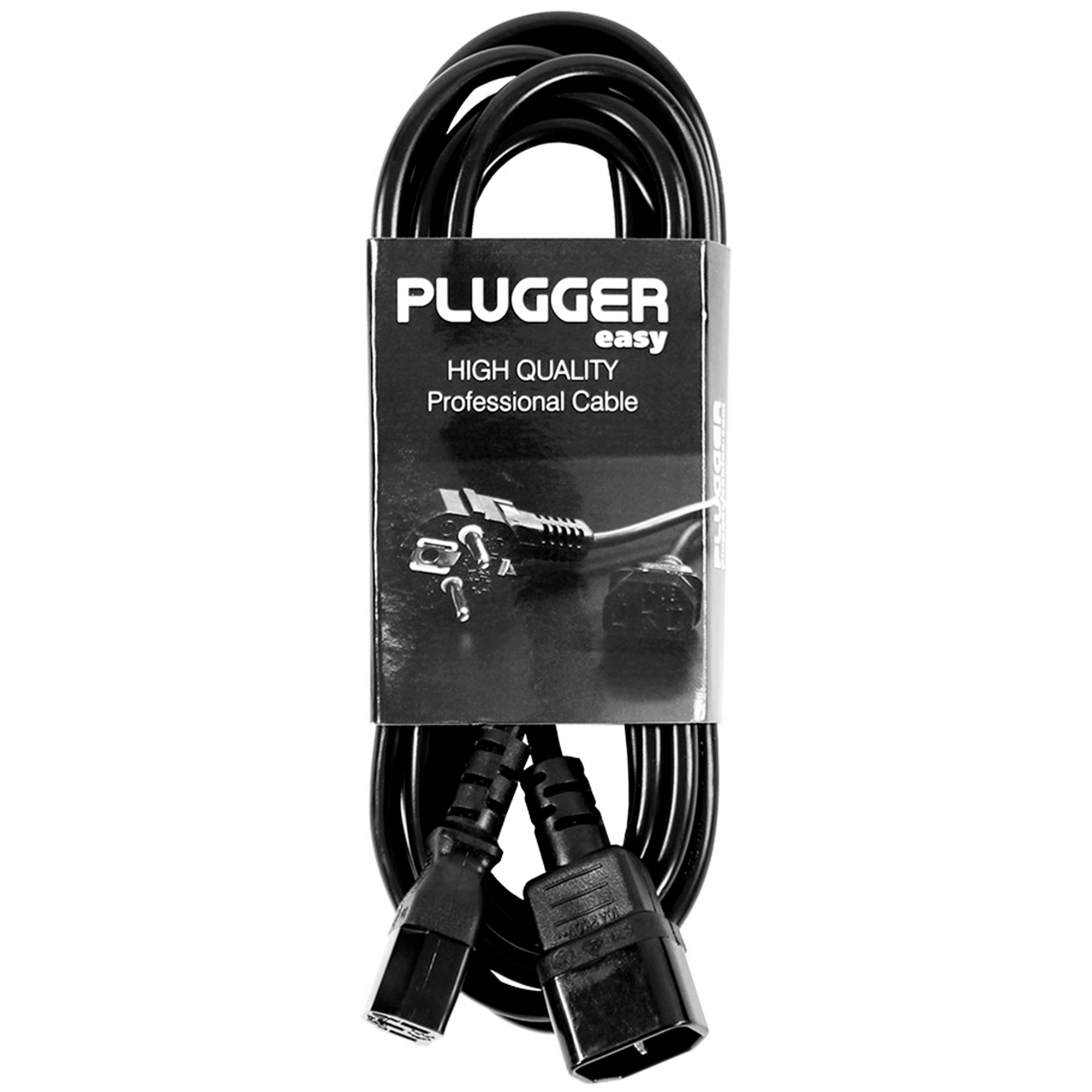 Plugger Rallonge électrique type IEC Male- IEC Femelle 3m Easy