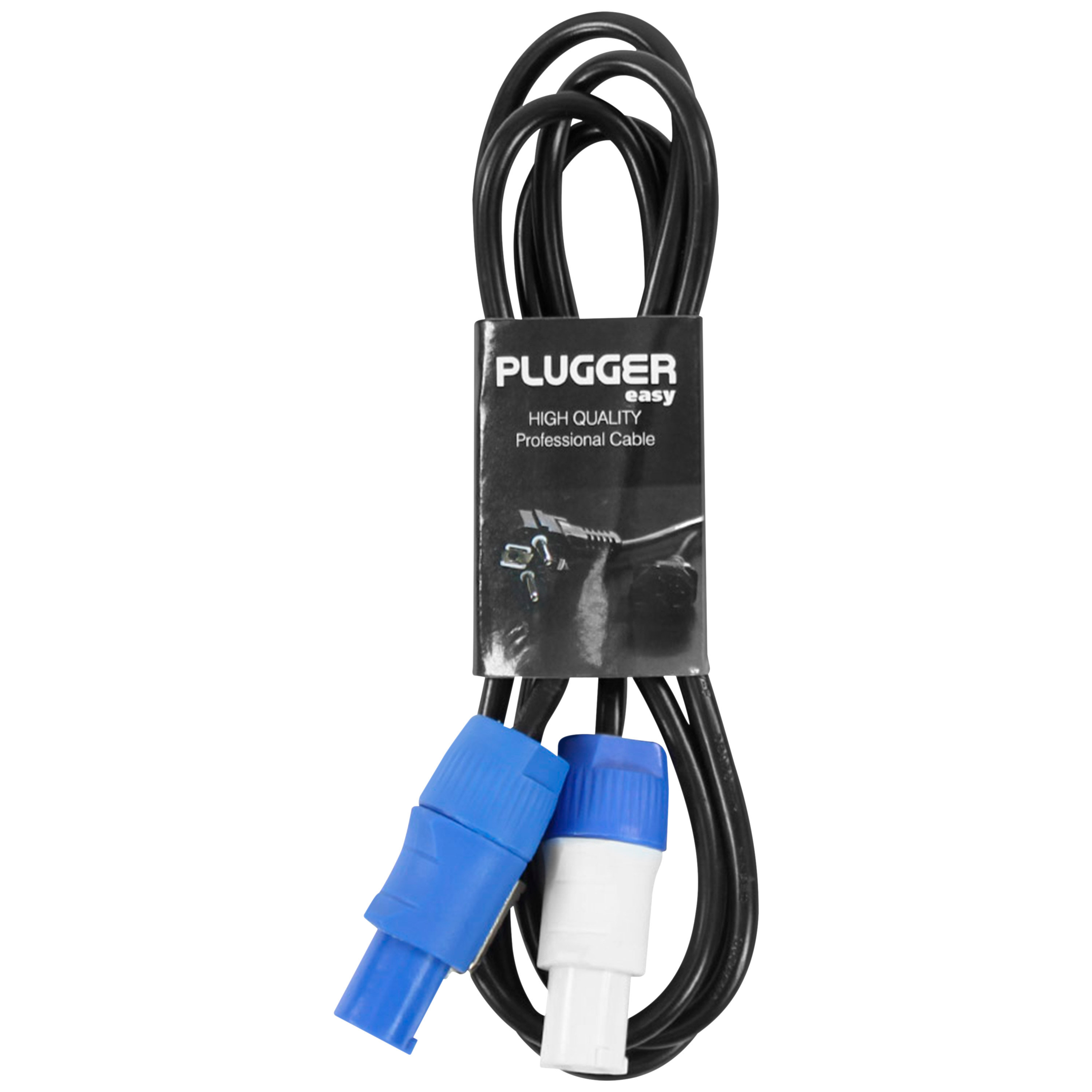 Plugger Câble d'alimentation Powercon Mâle - Mâle 1.8m Easy