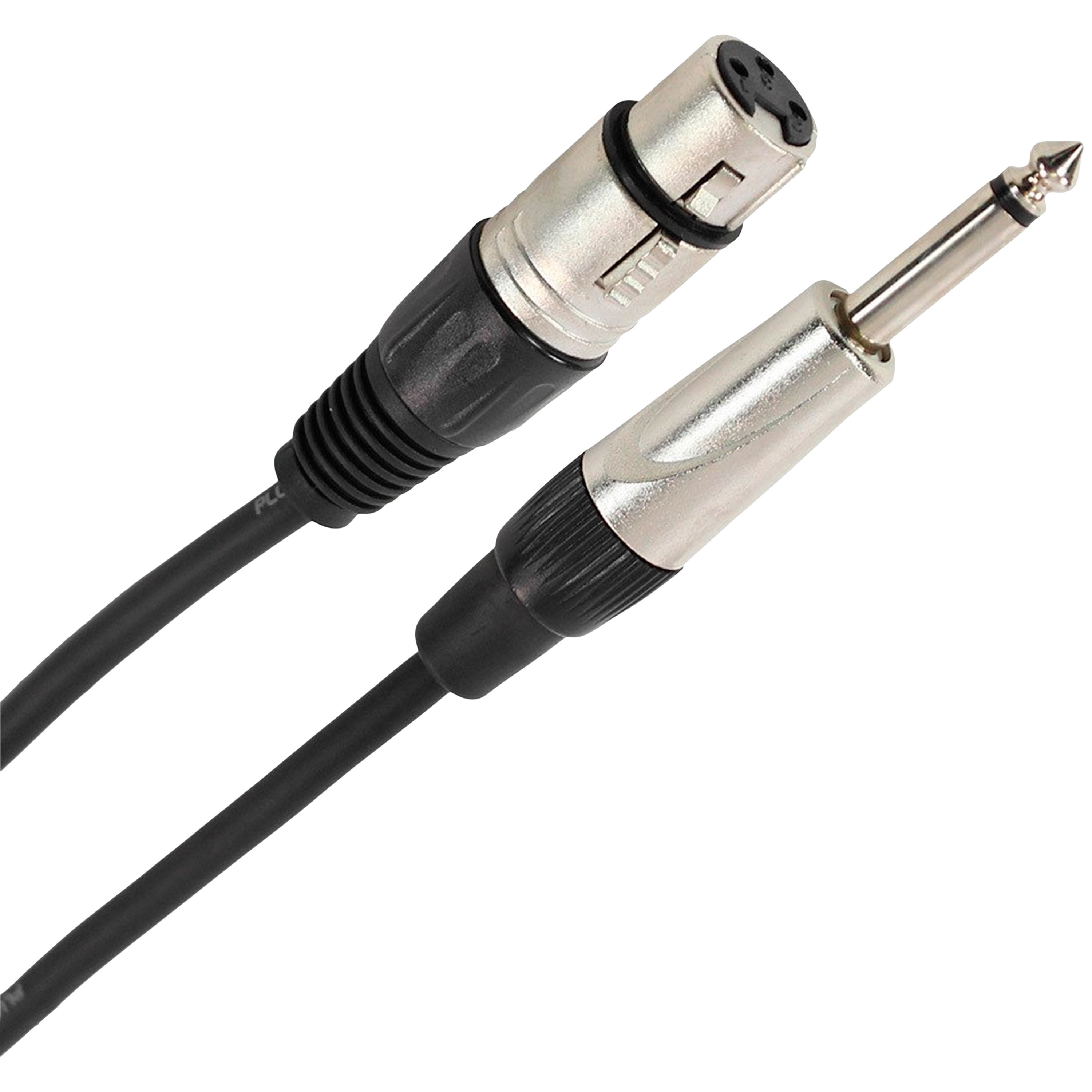 Plugger Câble XLR femelle 3b - Jack mâle mono 3m Easy