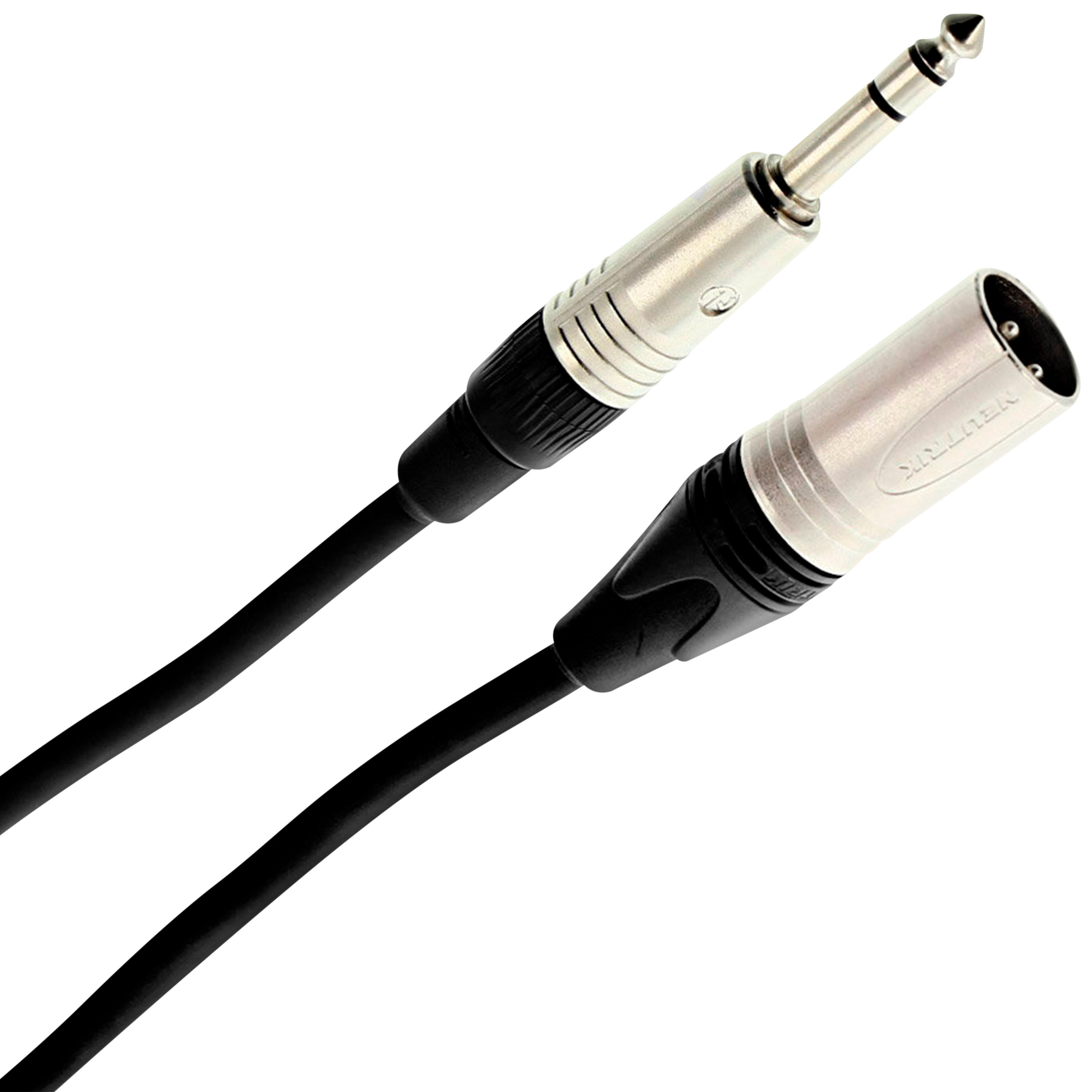 Plugger Câble XLR mâle 3b - Jack mâle stéréo 1,50m Elite