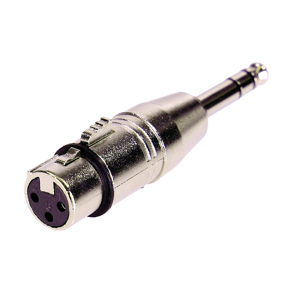 Adaptateur XLR Femelle 3b Jack Mâle Stéréo Easy Adaptateur Plugger